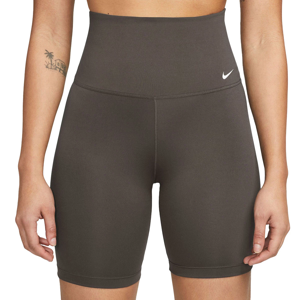 Nike - Podspodenki piłkarskie Dri-Fit One Mujer, Mujer, Barokowy brązowo-biały, L