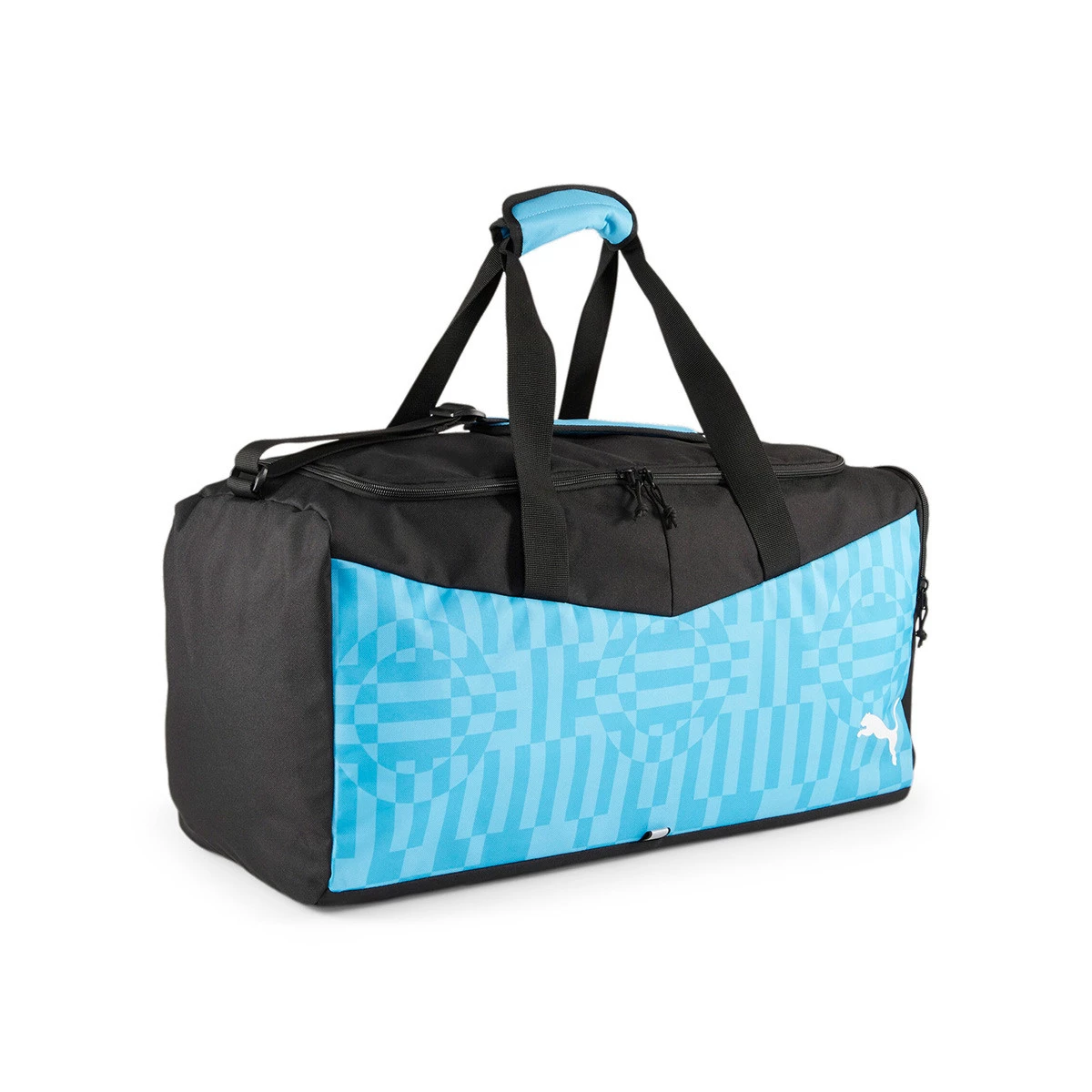 Puma - Torba sportowa Individual Rise (44L), Unisex, Bright Aqua-Speed Niebiesko-Czarny, OSFA