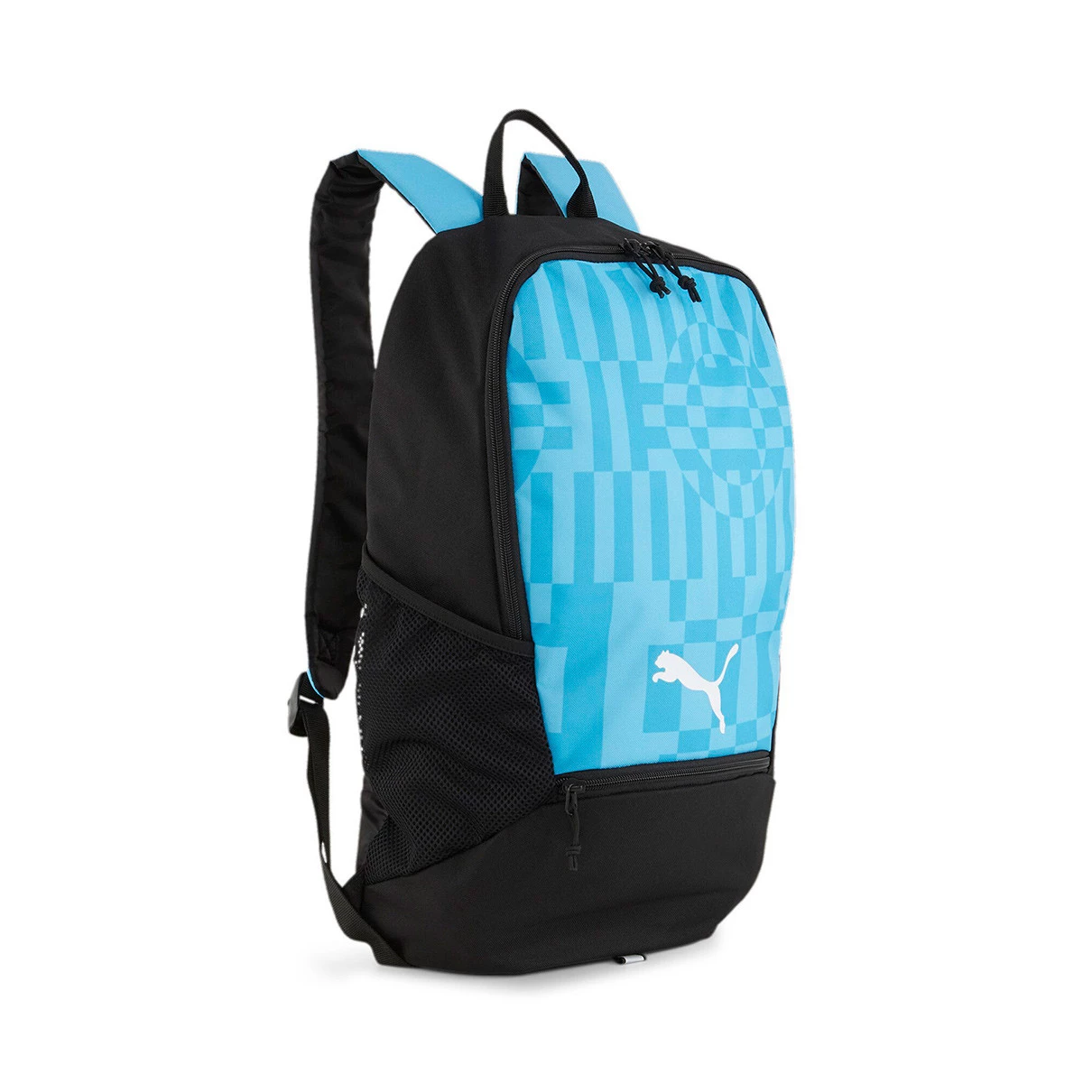 Puma - Plecak Individual Rise, Unisex, Bright Aqua-Speed Niebiesko-Czarny, OSFA