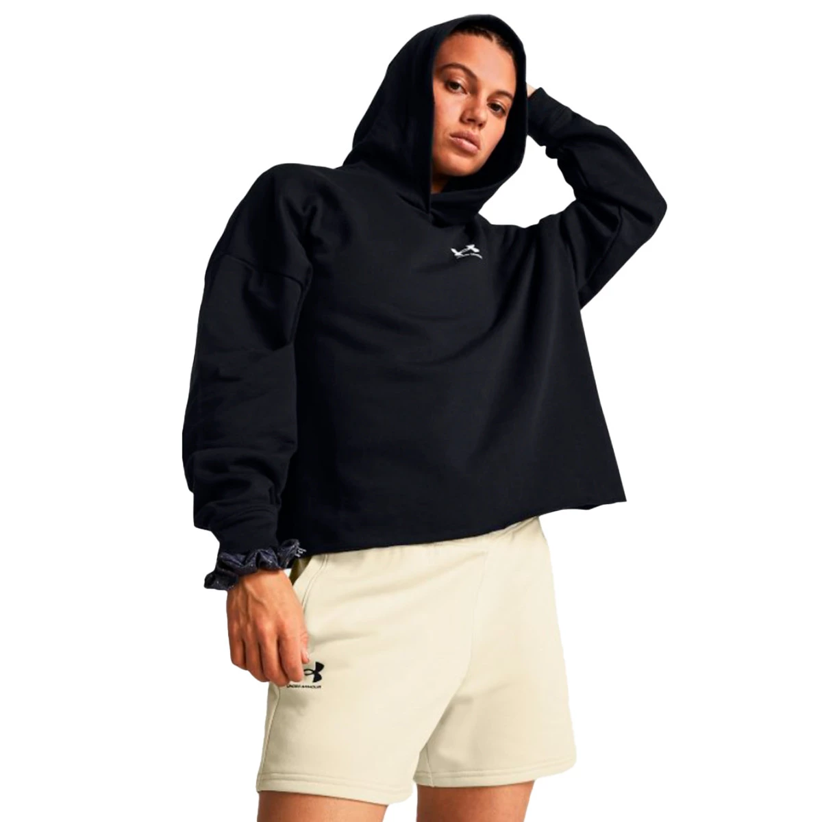Under Armour - Bluza Rival Terry Mujer, Mujer, Czarny, S