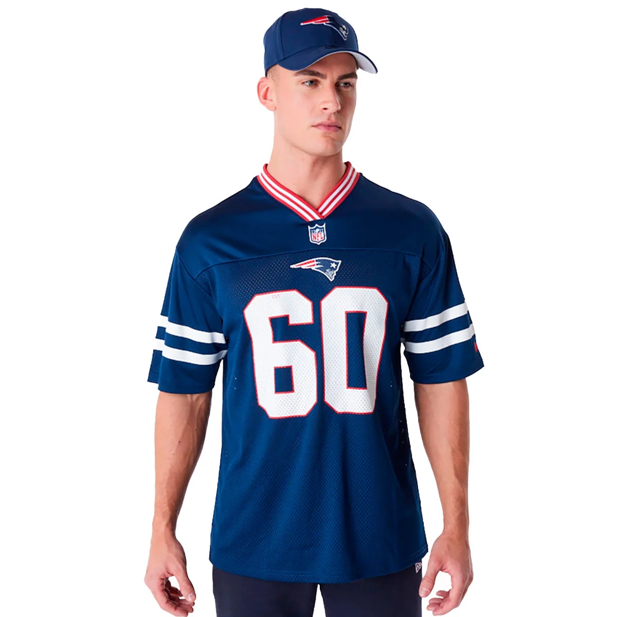 New Era - Koszulka Nfl New England Patriots, Hombre, Fioletowy, L