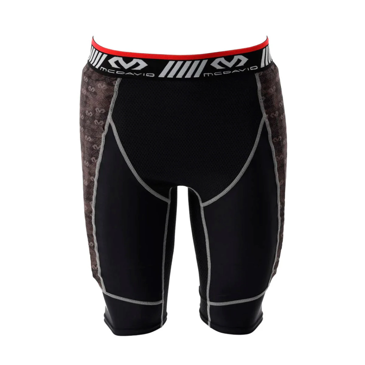 McDavid - Podspodenki piłkarskie Portero Hex Guard 2.0, Unisex, Black, S