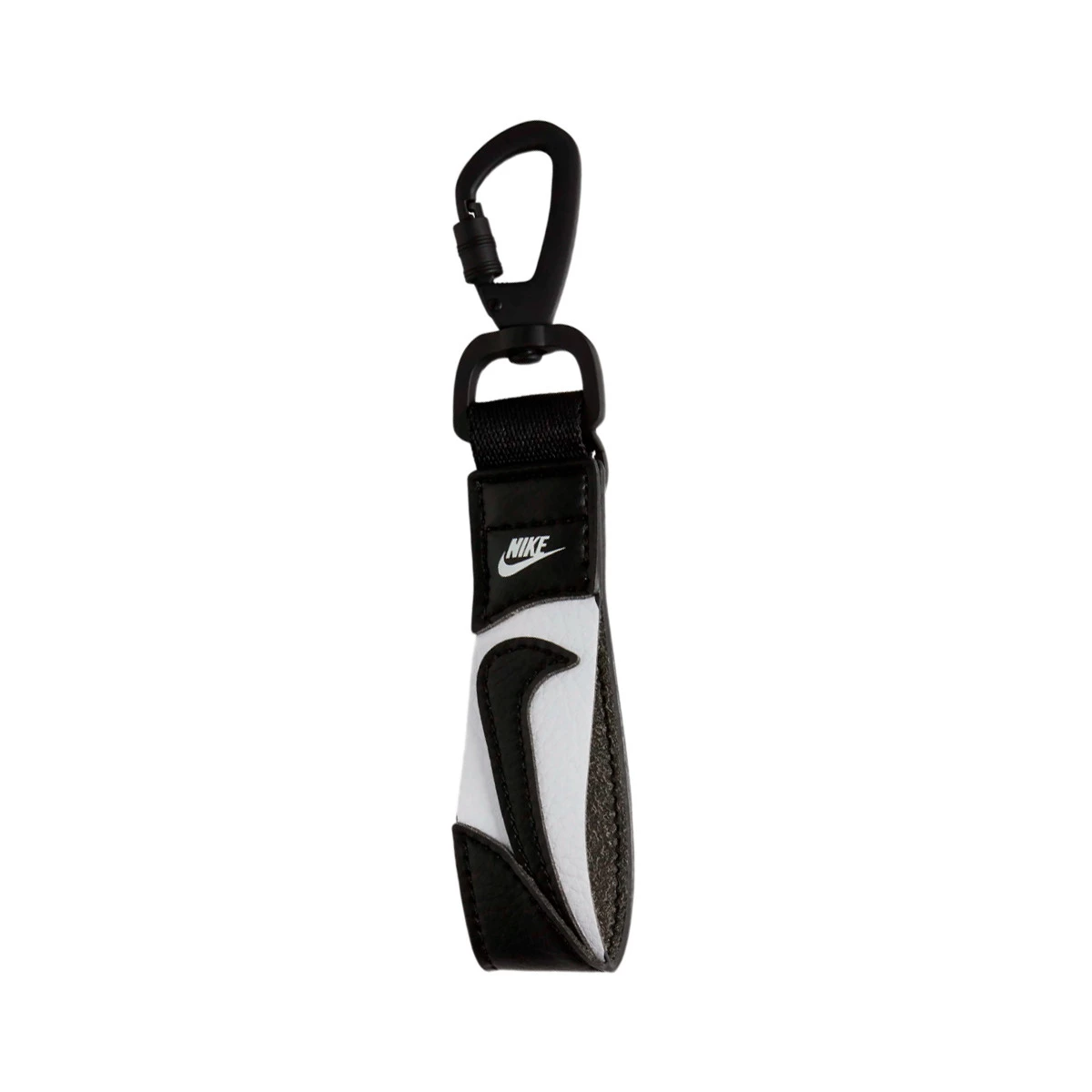 Nike - Brelok do kluczy Premium Key Holder, Unisex, Czarno-Biały-Czarny
