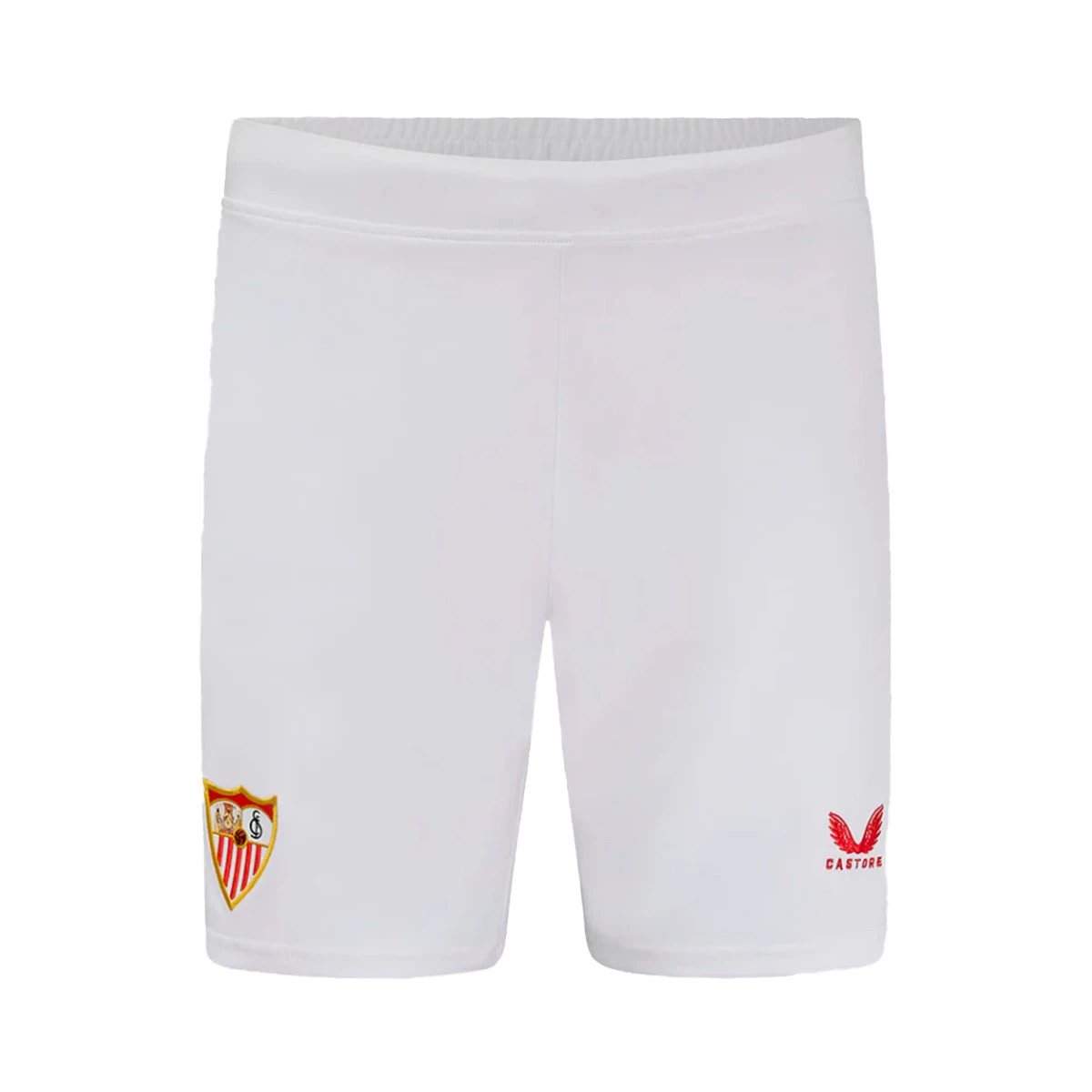 Castore - Spodenki Sevilla FC Primera Equipación 2024-2025, Unisex, Brylantowa Biały, M
