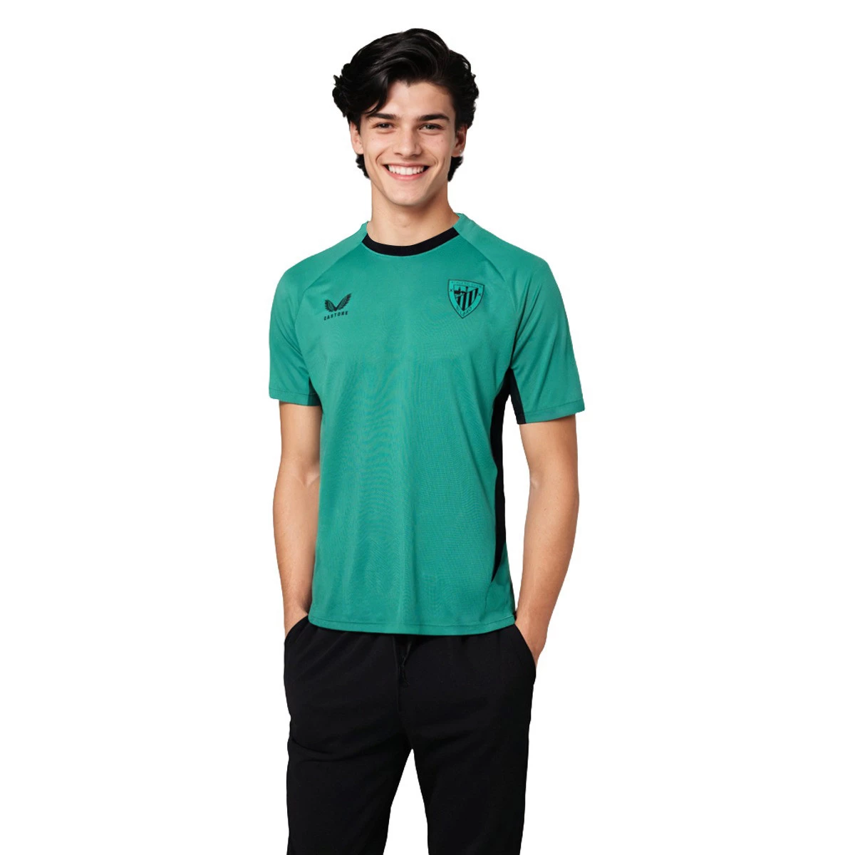 Castore - Koszulka Trening AC Bilbao 2024-2025, Unisex, Vivid Green-Cavior, XL