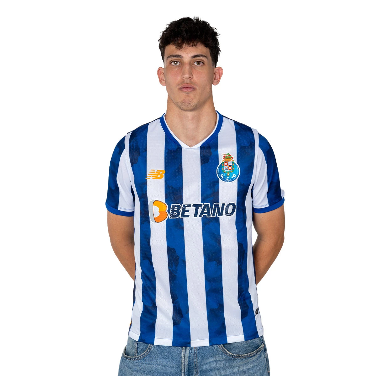 New Balance - Koszulka FC Porto Primera Equipación 2024-2025, Unisex, Niebiesko-biały, S
