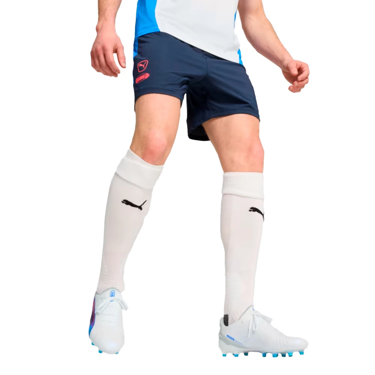 Puma - Spodenki King Pro, Unisex, Klub Navy-Bluemazing, M