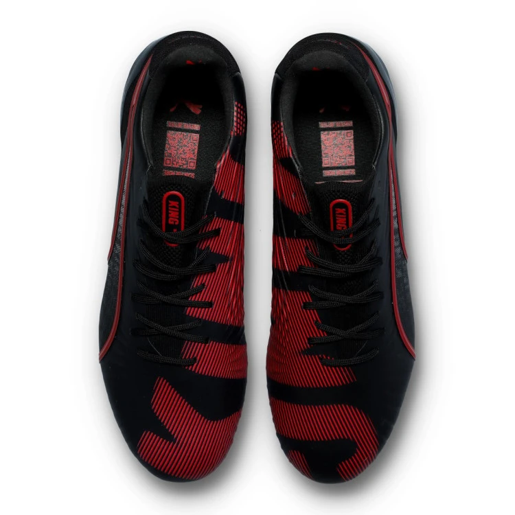 bota-puma-king-ultimate-launch-edition-fgag-black-rosso-corsa-5