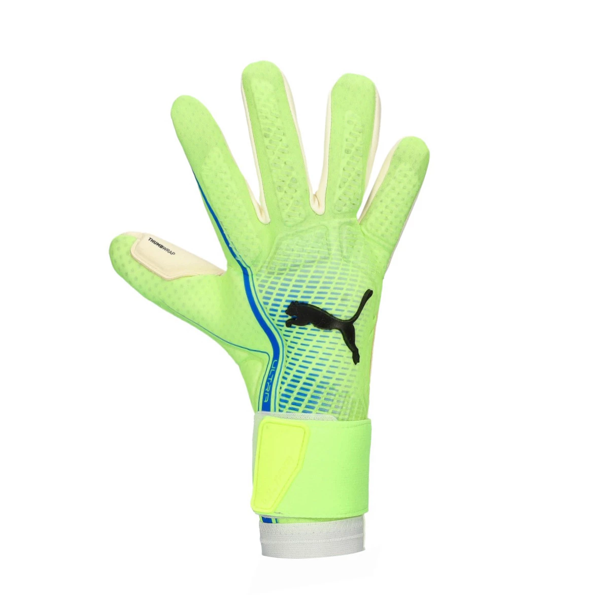 Puma - Rękawica bramkarska Ultra Ultimate Hybryda, Unisex, Fizzy Apple-Bluemazing, 10