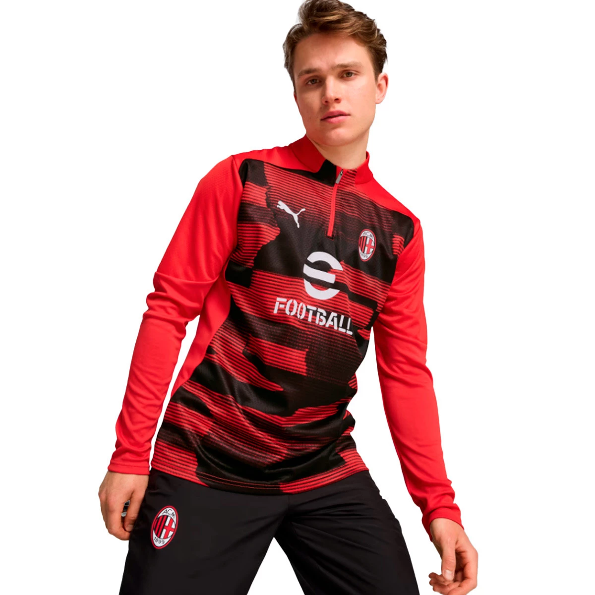 Puma - Bluza AC Milan przed meczem 2024-2025, Unisex, Putty-Pairie Tan, XL