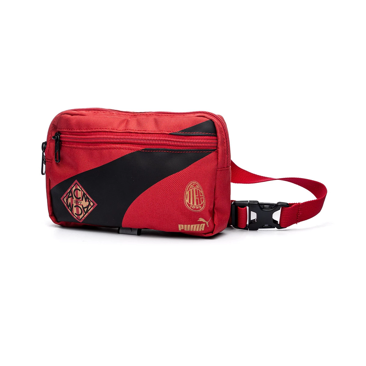Puma - Torba na ramię AC Milan 2024-2025, Unisex, Klub czerwono-czarny