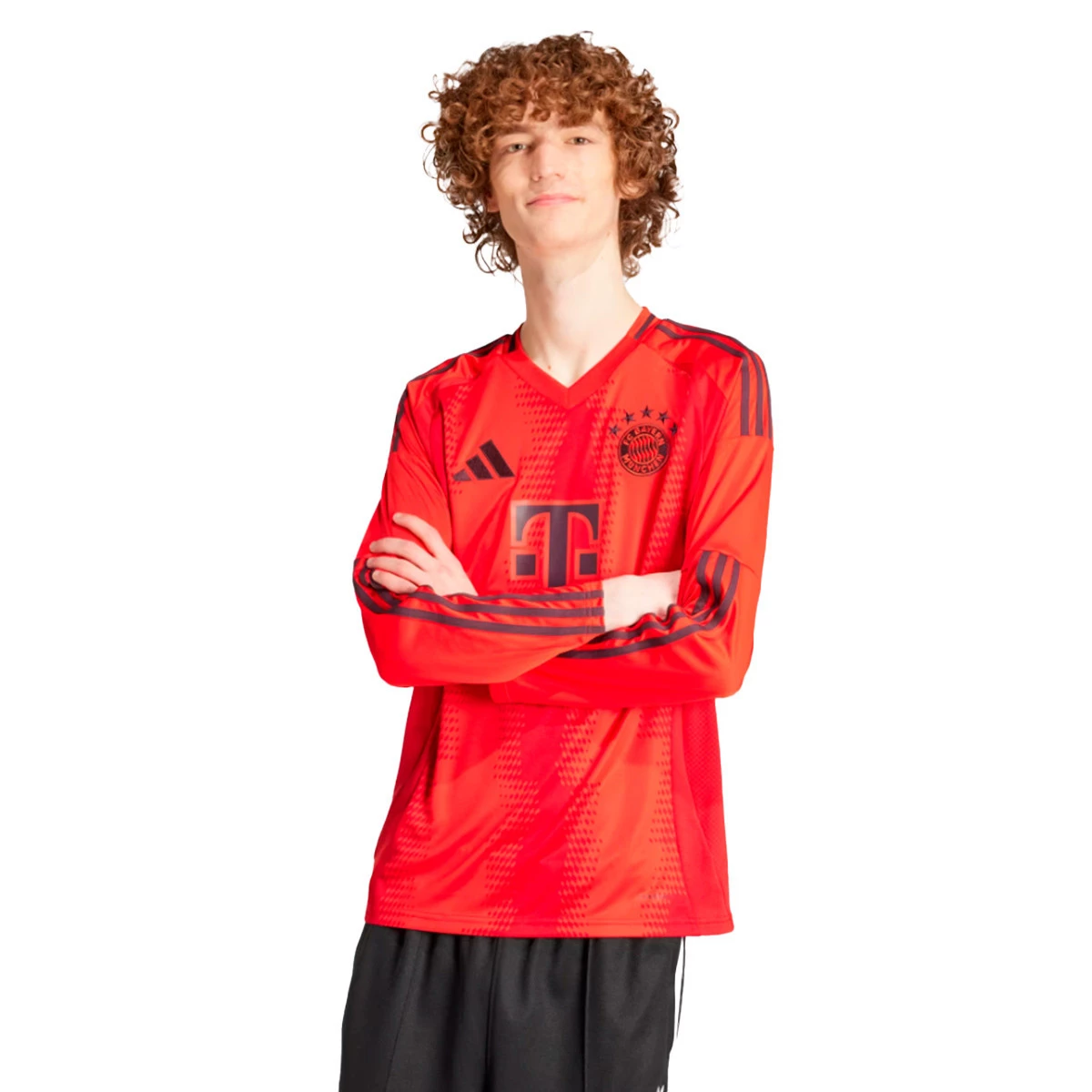 adidas - Koszulka FC Bayern Primera Equipación 2024-2025, Unisex, Czerwony, L