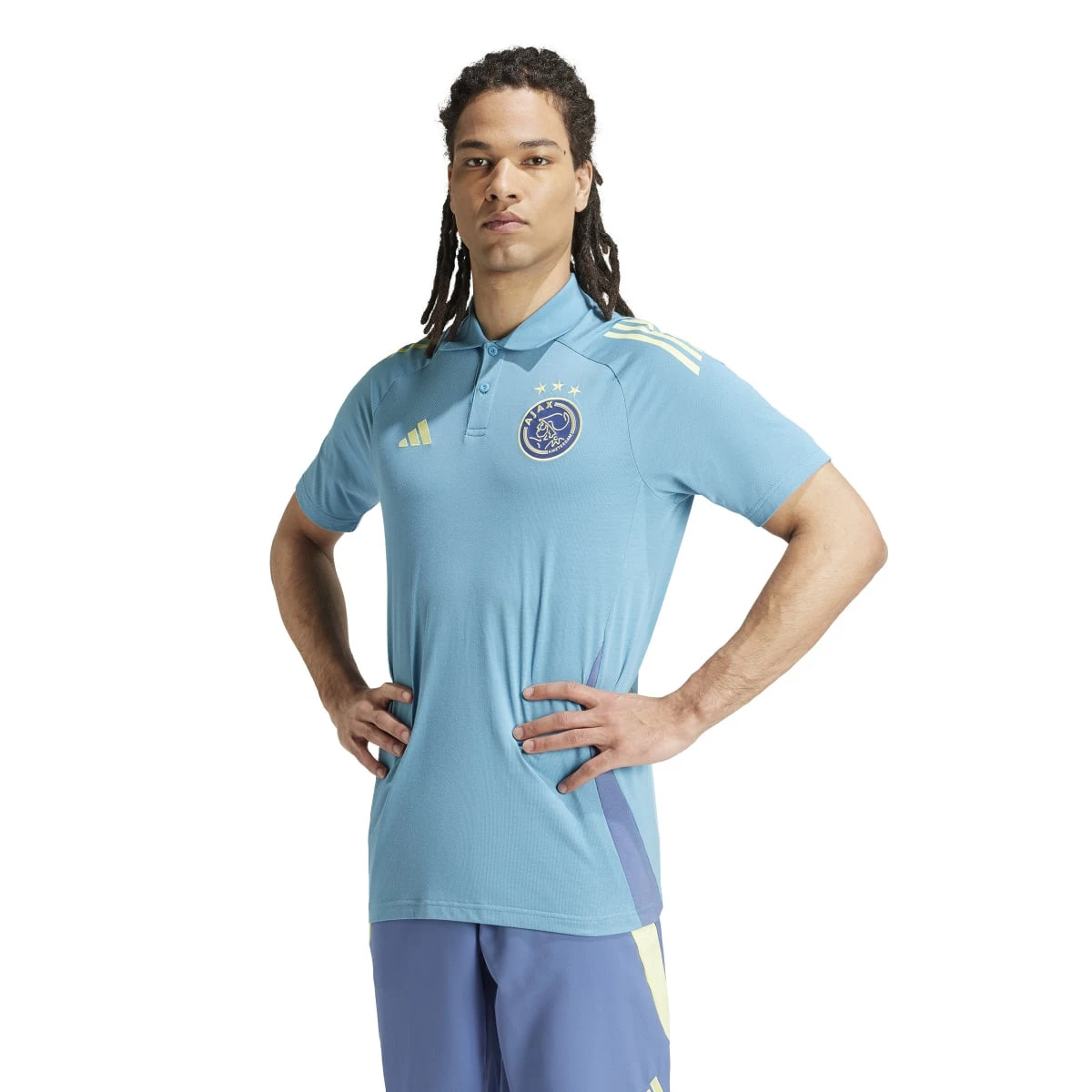 adidas - Koszulka Polo Ajax Training 2024-2025, Unisex, Dotykowa stal, S