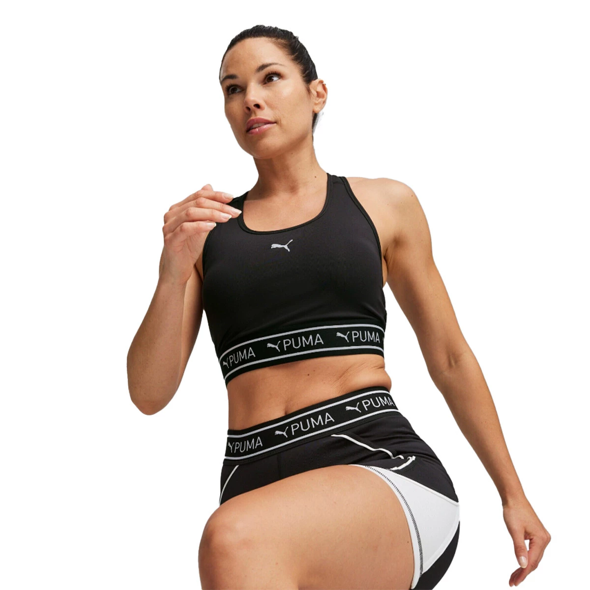 Puma - Biustonosz Biustonosz 4Keeps Elastic - P, Mujer, Czarny, L