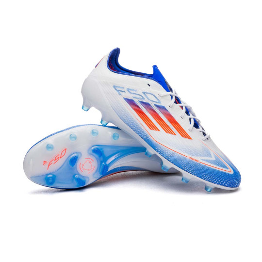 たこ　F50エリートAG 27.0 Buty piłkarskie adidas F50 Elite AG Biały-Solar Czerwony-Lucid
