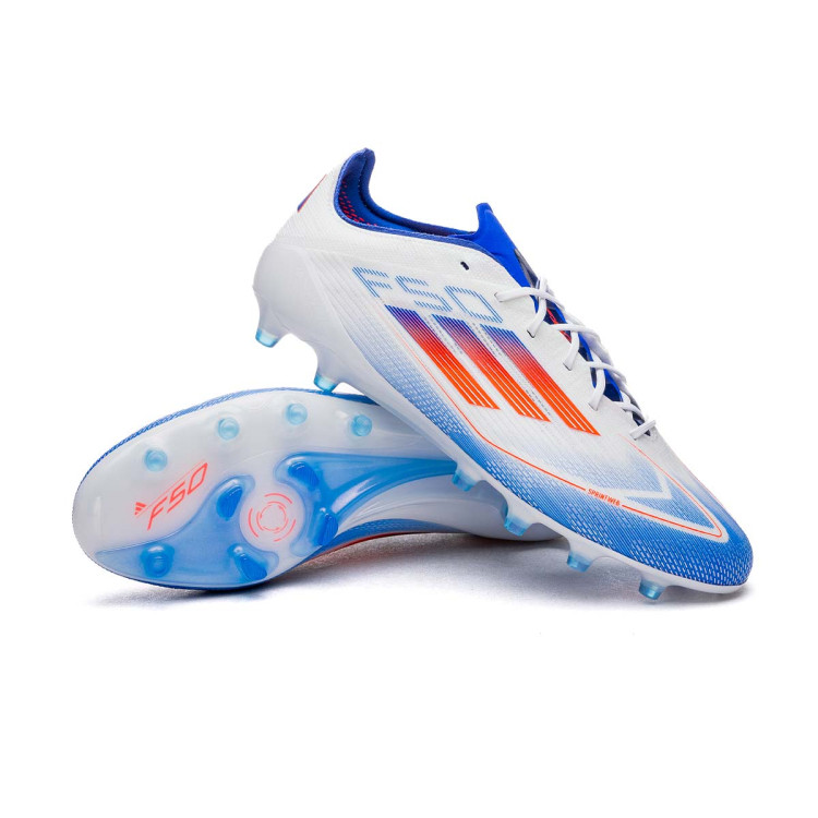 Buty piłkarskie adidas F50 Elite AG Biały-Solar Czerwony