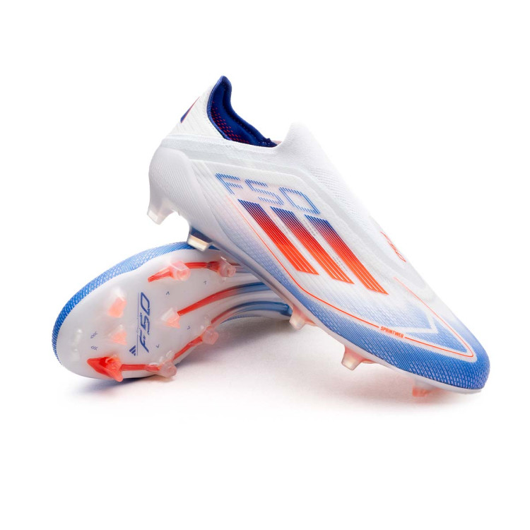 Buty piłkarskie adidas F50 Elite LL FG Biały-Solar Czerwony-Lucid
