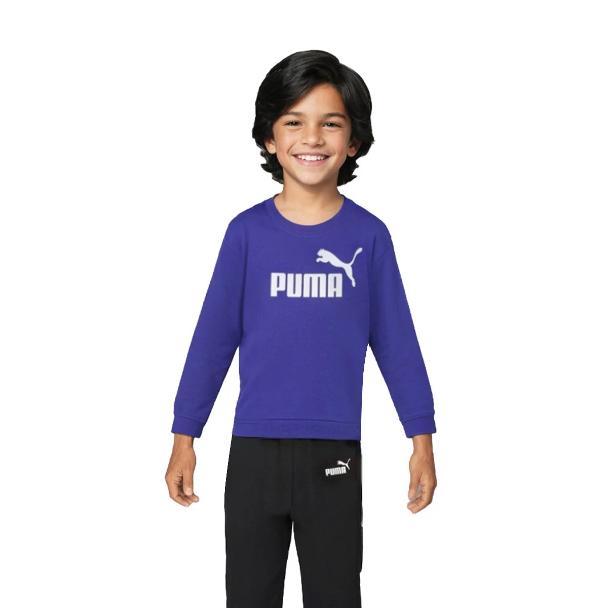Puma - Dres Kids bluza z logo Nie.1, Unisex, Lapis Lazuli, 140 cm