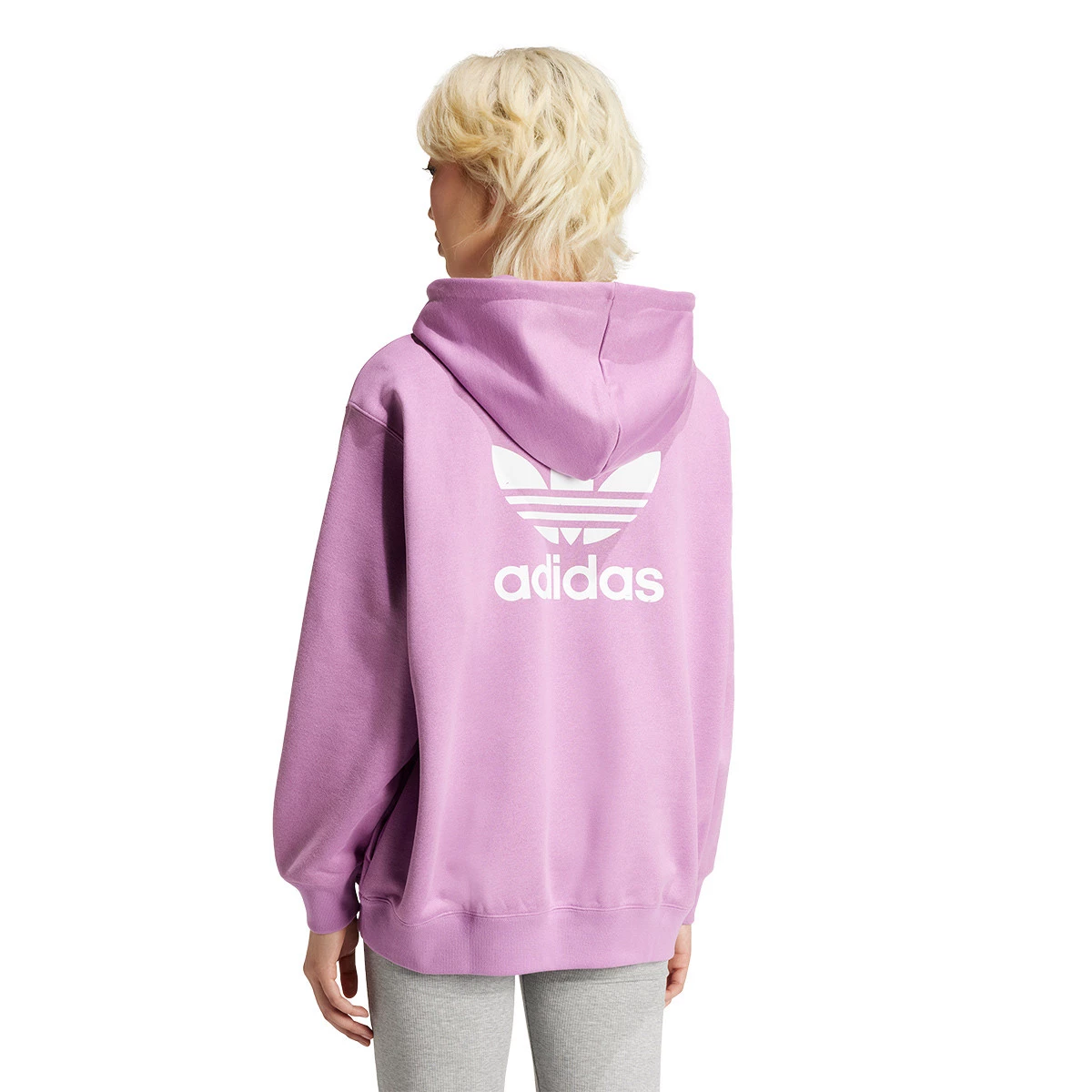 adidas - Bluza Trefoil dla kobiet, Mujer, Ukochany Fioletowy, L