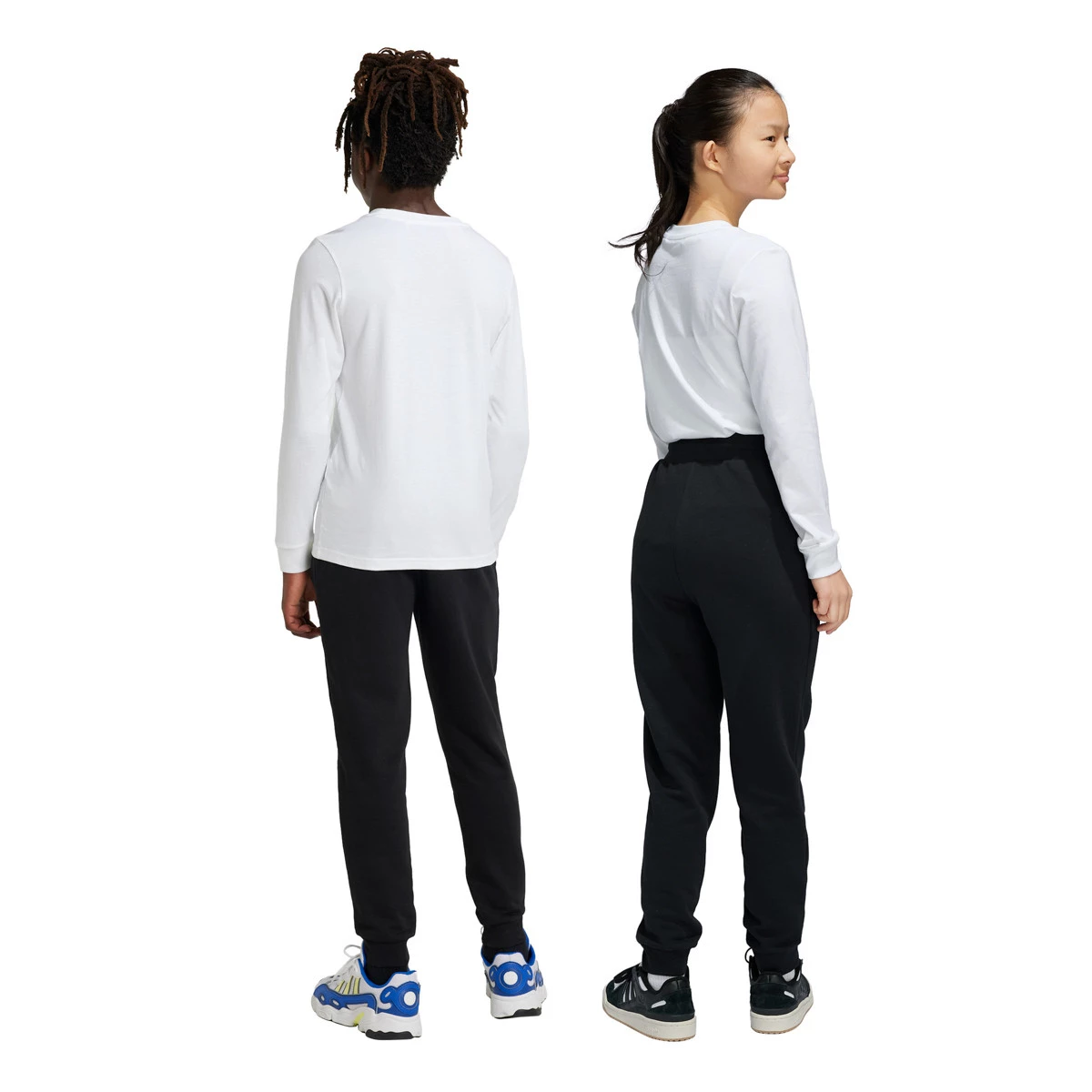 adidas - Długie spodnie Kids, Unisex, Czarny, 152 cm