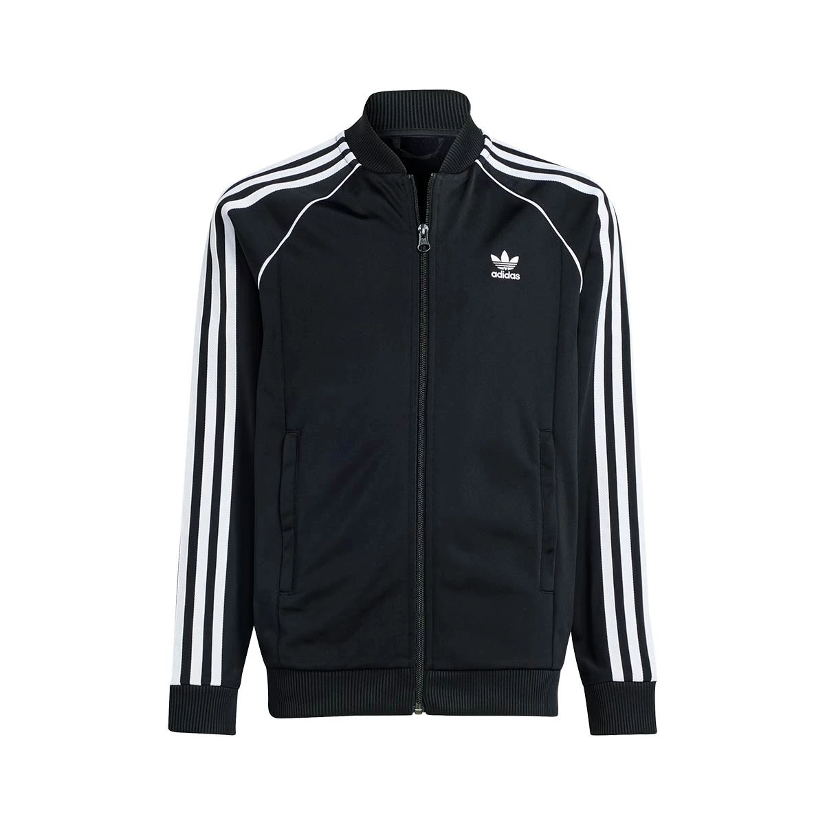 adidas - Kurtka Kids Classics SST, Unisex, Czarny, 140 cm
