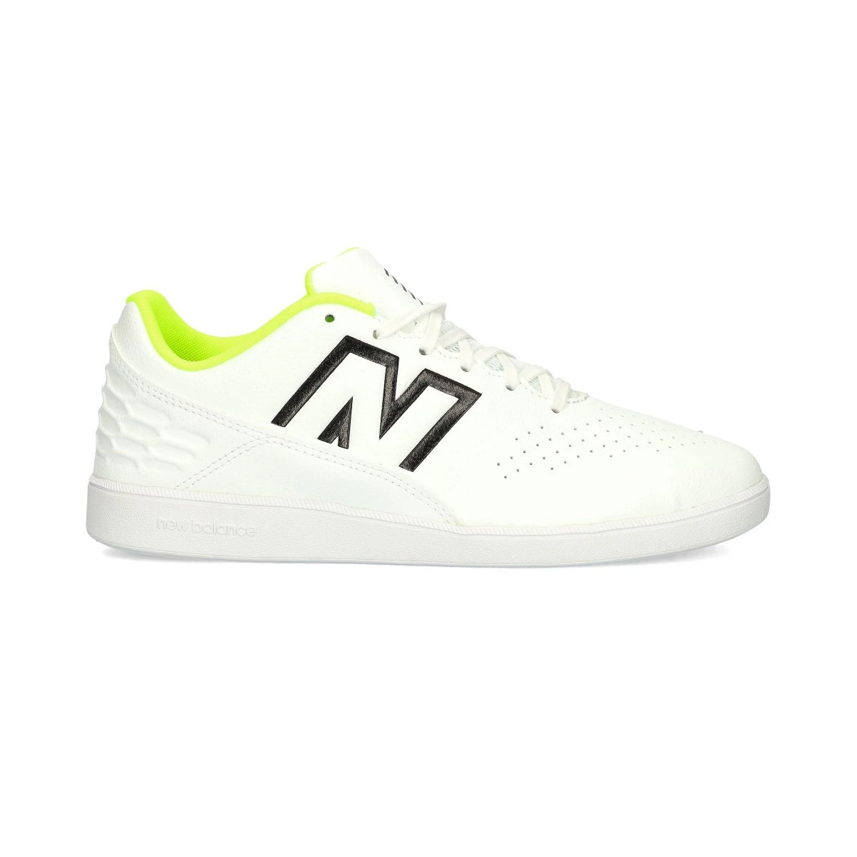 New Balance - Buty do futsalu Audazo V6 Control In, Unisex, Biało-Złoty Met.- Biały, 7,5 USA