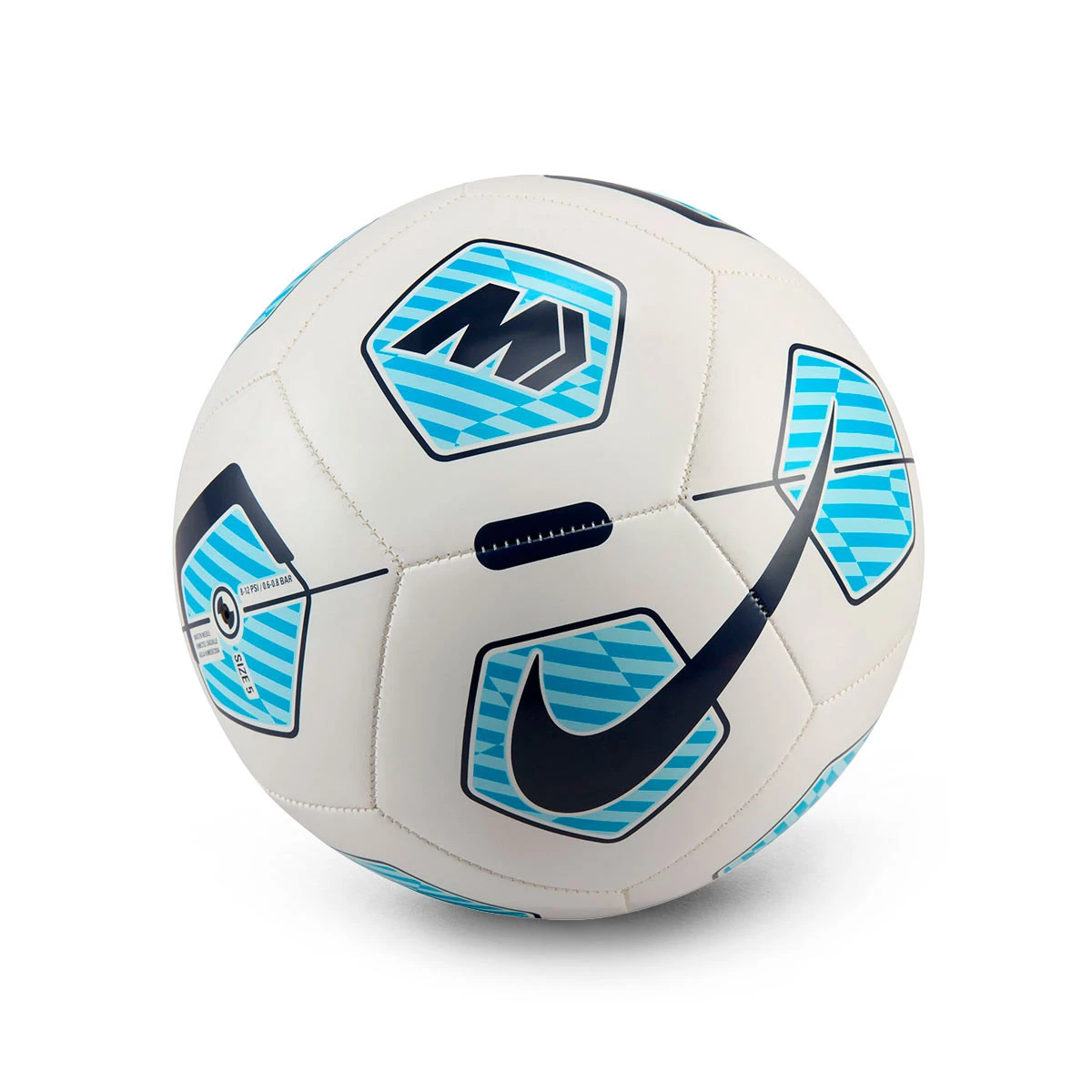 Nike - Piłka Mercurial Fade, Unisex, White-Blue Fury, 5