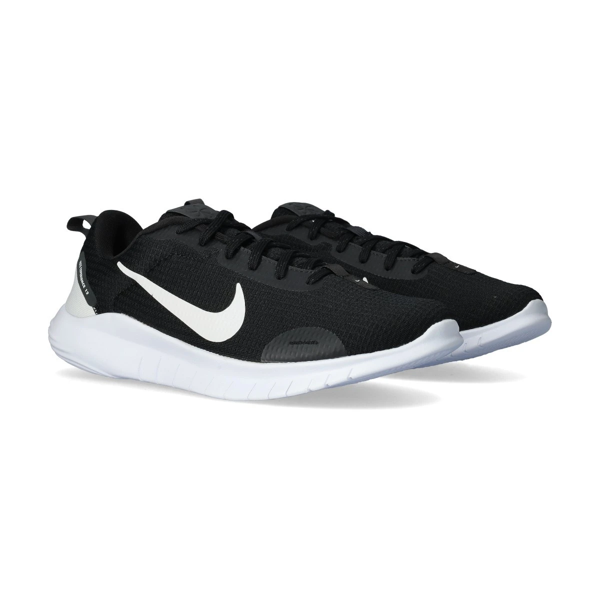 Nike - Buty do biegania Flex Experience Run 12, Hombre, Czarno-Biały-Dk Smoke Grey, 10 USA