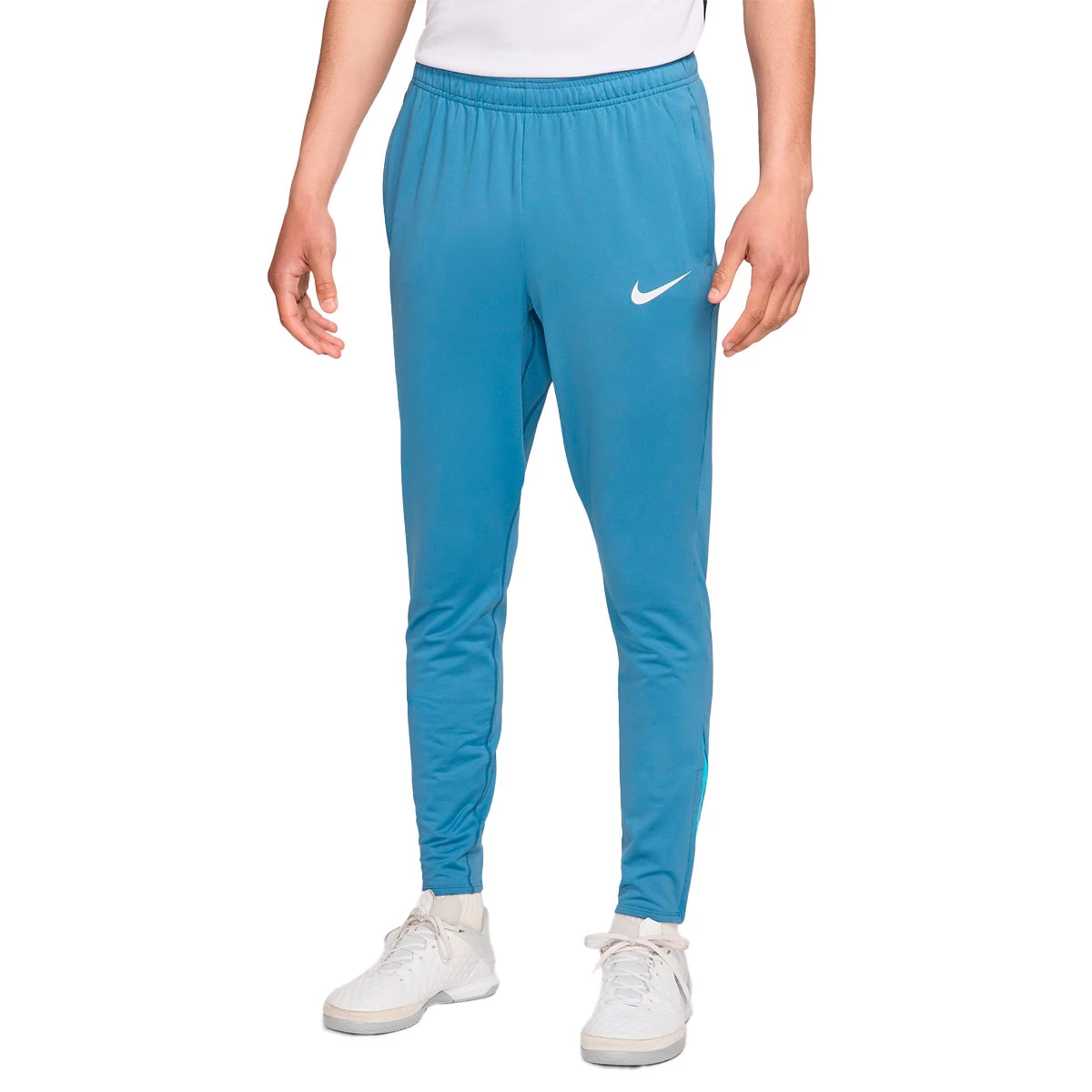Nike - Długie spodnie Spodnie M Nk Df Strk Kpz, Hombre, Aegean Storm-Aegean Storm-Baltic Blue-White, M