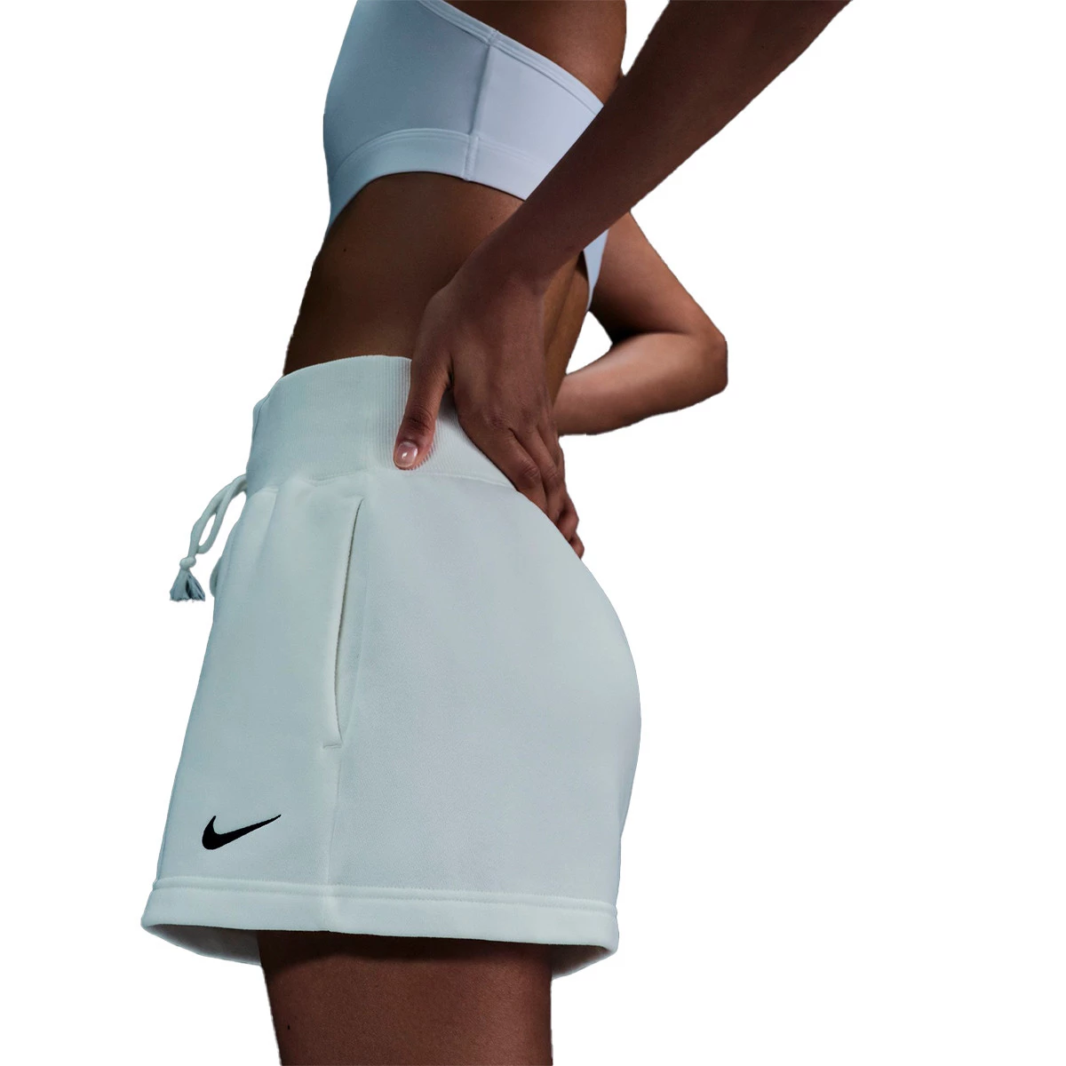 Nike - Spodenki Damska Odzież sportowa Phoenix, Mujer, Sail-Black, M