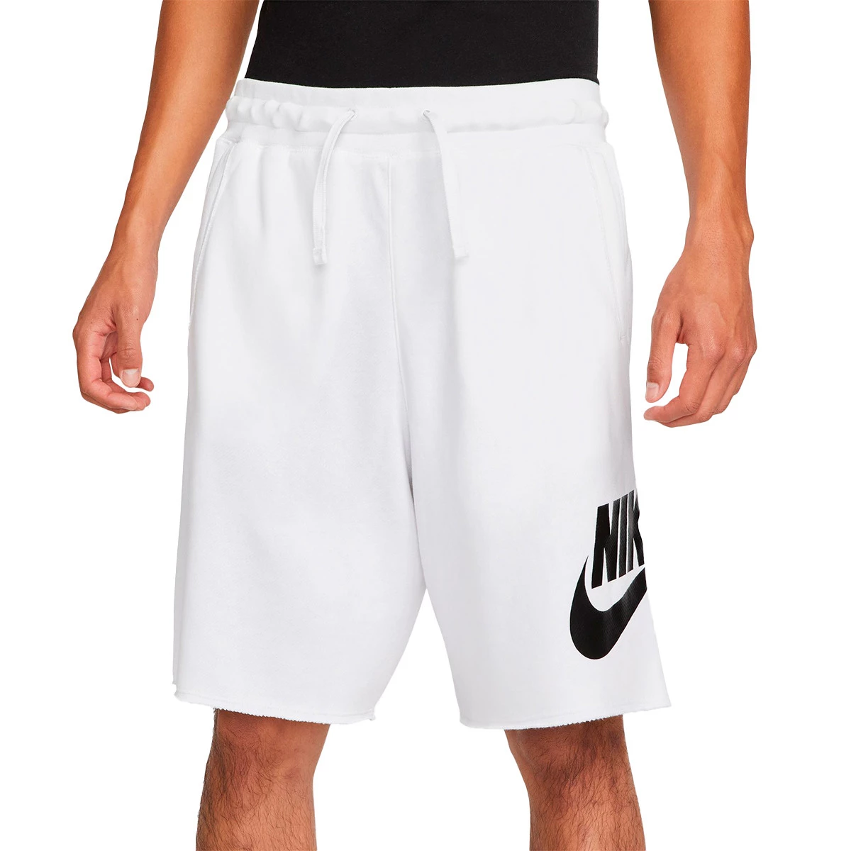 Nike - Spodenki Club HBR, Hombre, White-White-Black, L