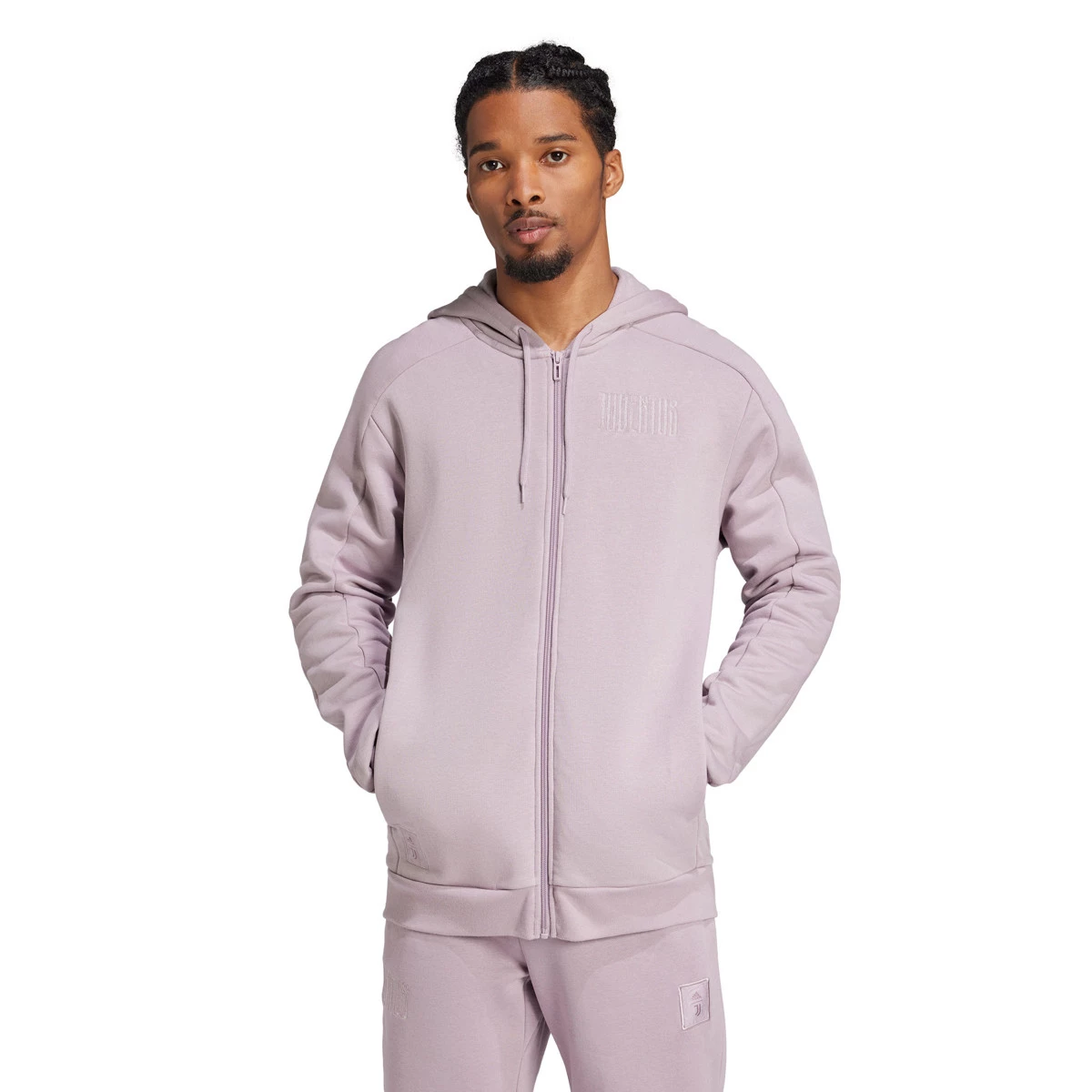 adidas - Kurtka Odzież kibica Juventus 2024-2025, Unisex, Ulubiona figa, M