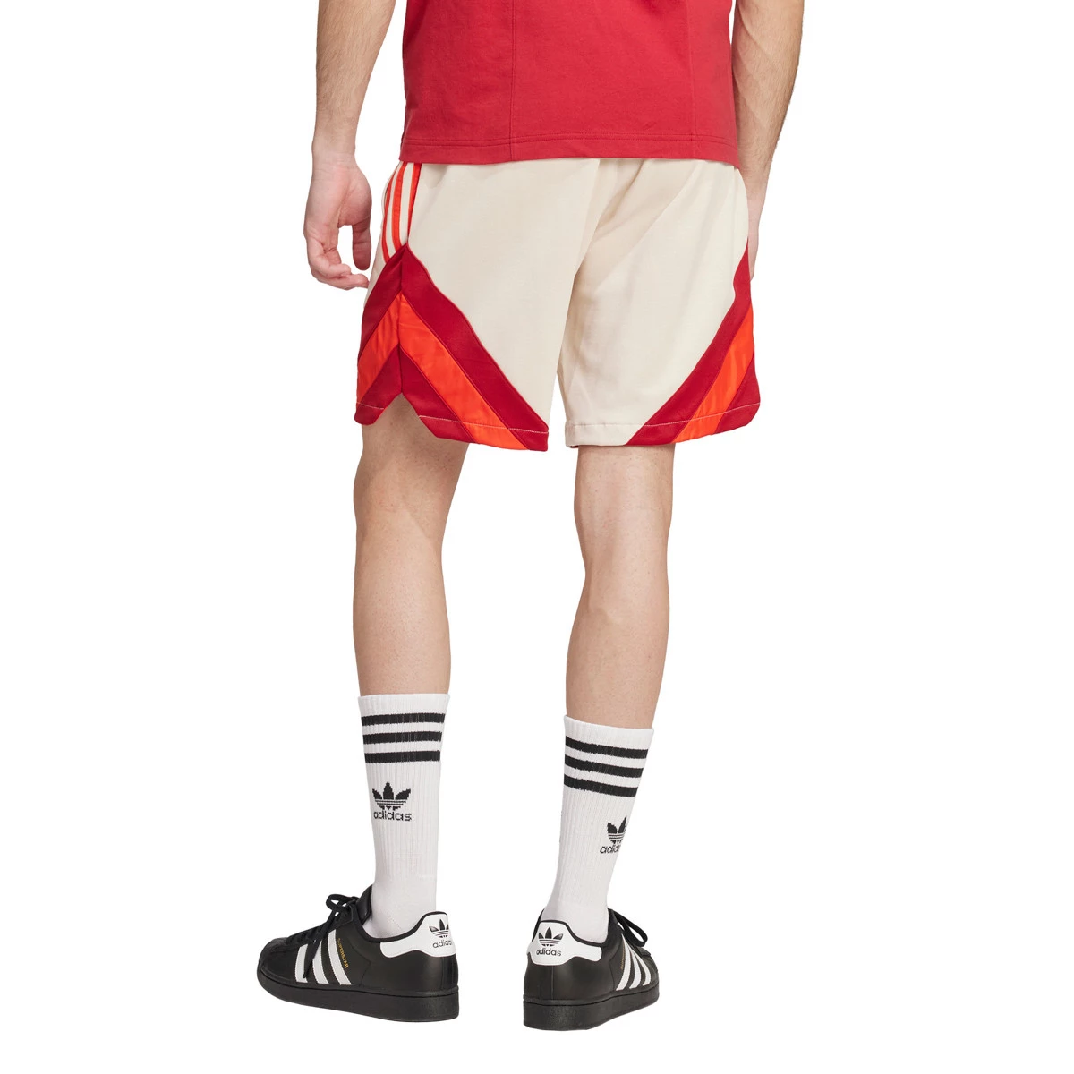 adidas - Spodenki Odzież kibicowska FC Bayern 2024-2025, Unisex, Pościel, XL