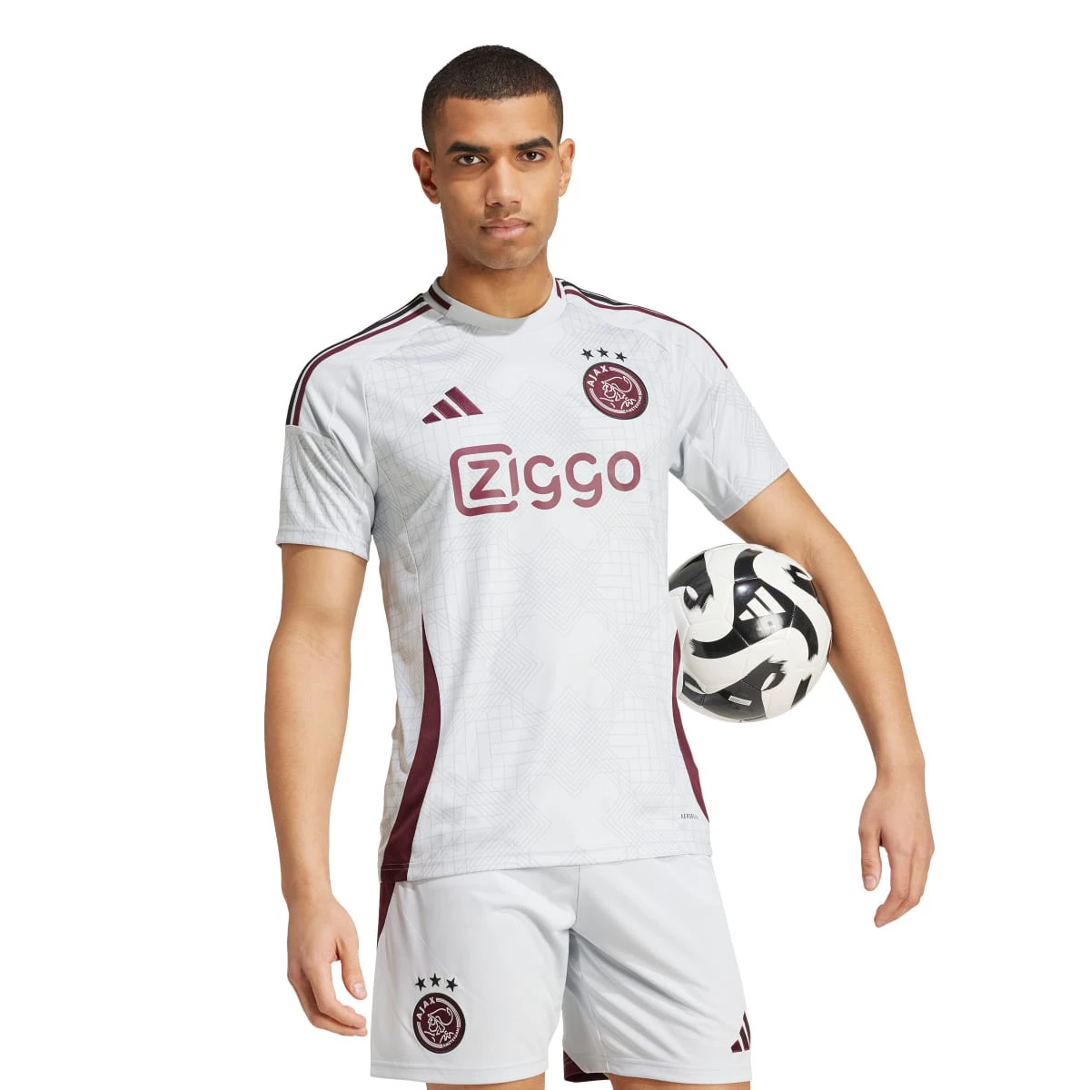 adidas - Koszulka Ajax 2024-2025 Trzeci, Unisex, Jasnoszary, S