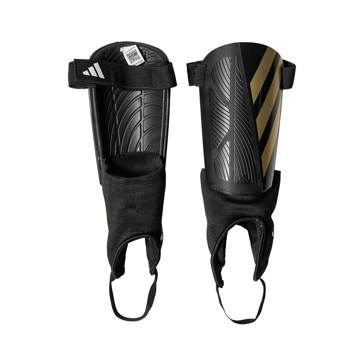 adidas - Nagolenniki Tiro SG Match, Unisex, Czarno-złoty metalik-biały, L