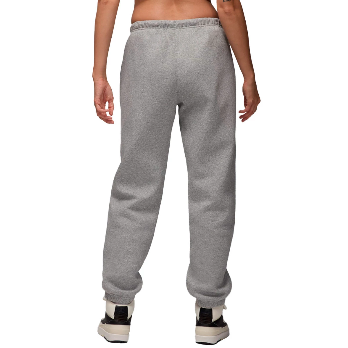 Jordan - Długie spodnie Kobiety polar Brooklyn, Mujer, Dk Grey Heather-Biały, L