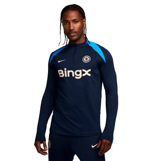 Bluza Nike Chelsea FC 2024-2025 Trening Obsidian-Obsidian-Lt Photo