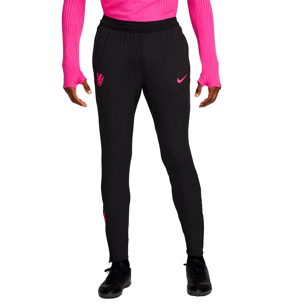 Nike - Długie spodnie Chelsea FC 2024-2025 Trening, Unisex, Czarno-Różowy Prime-Różowy Prime, L