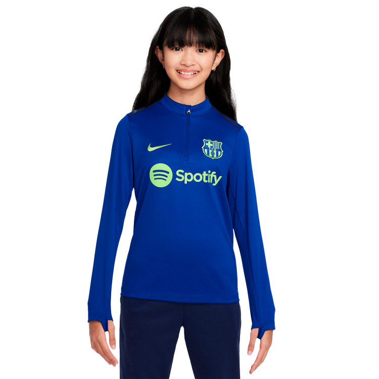 Bluza Nike Kids FC Barcelona Trening 2024-2025 Old Royal-Antracyt