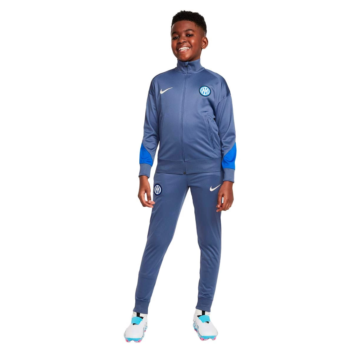 Nike - Dres Kids Inter Milan Trening 2024-2025, Unisex, Diffused Blue-Lyon Blue-Sanddrift, S