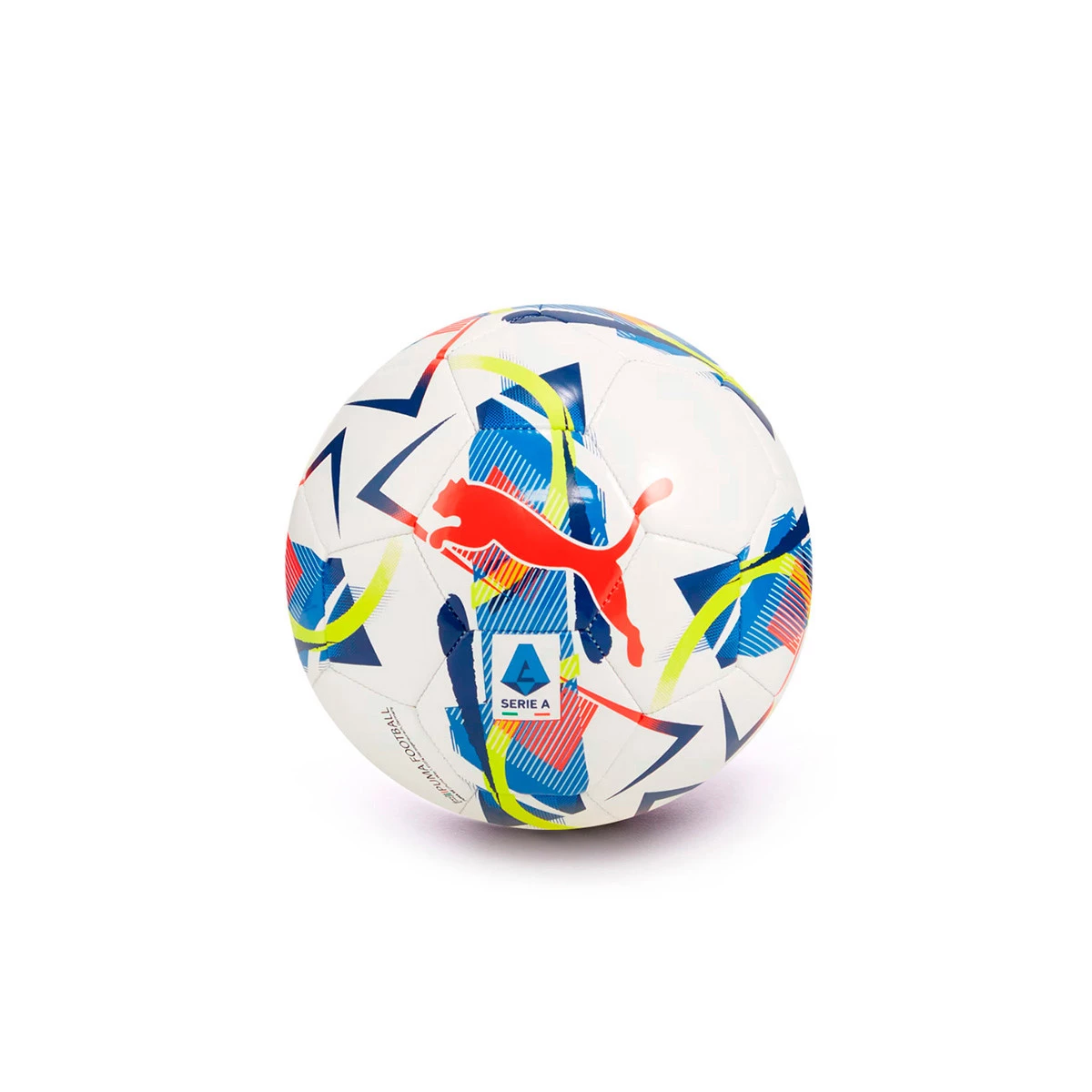 Puma - Piłka Mini Orbita Serie A 2024-2025, Unisex, Biały-Wielokolorowy, MINI