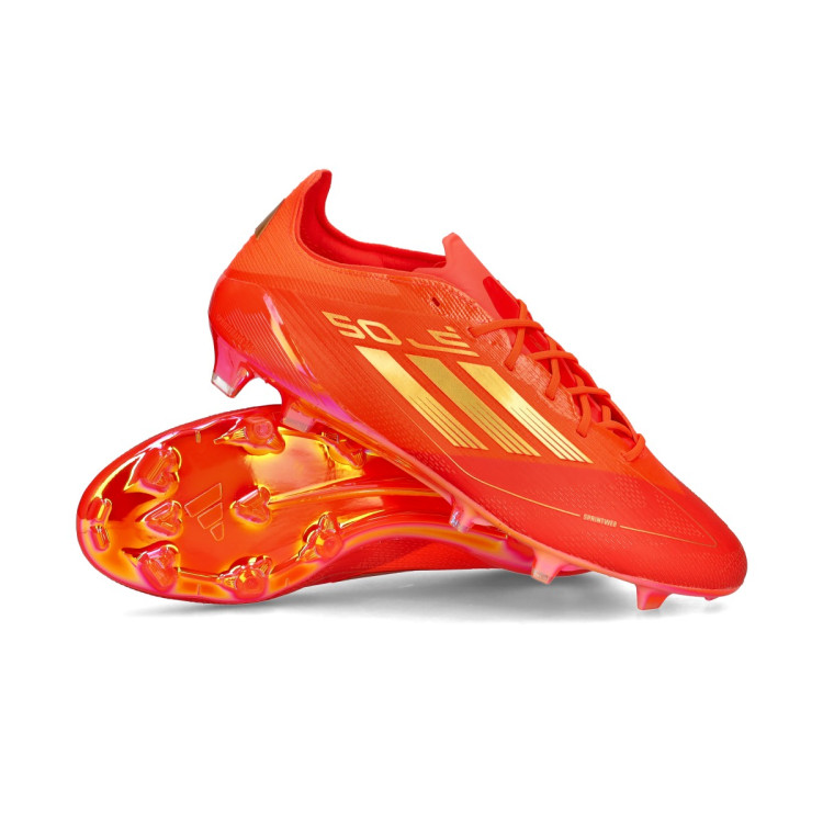 Buty piłkarskie adidas F50 Elite FG Salah Solar Czerwono-Złoty Met