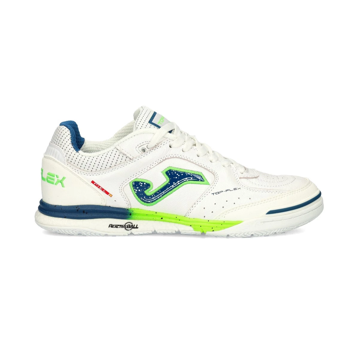 Joma - Buty do futsalu Top Flex Rebound, Unisex, Biały, 43,5