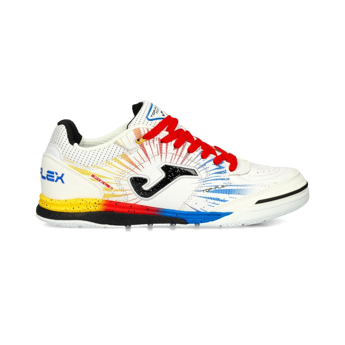 Joma - Buty do futsalu Top Flex Rebound, Unisex, Biało-czerwony, 43