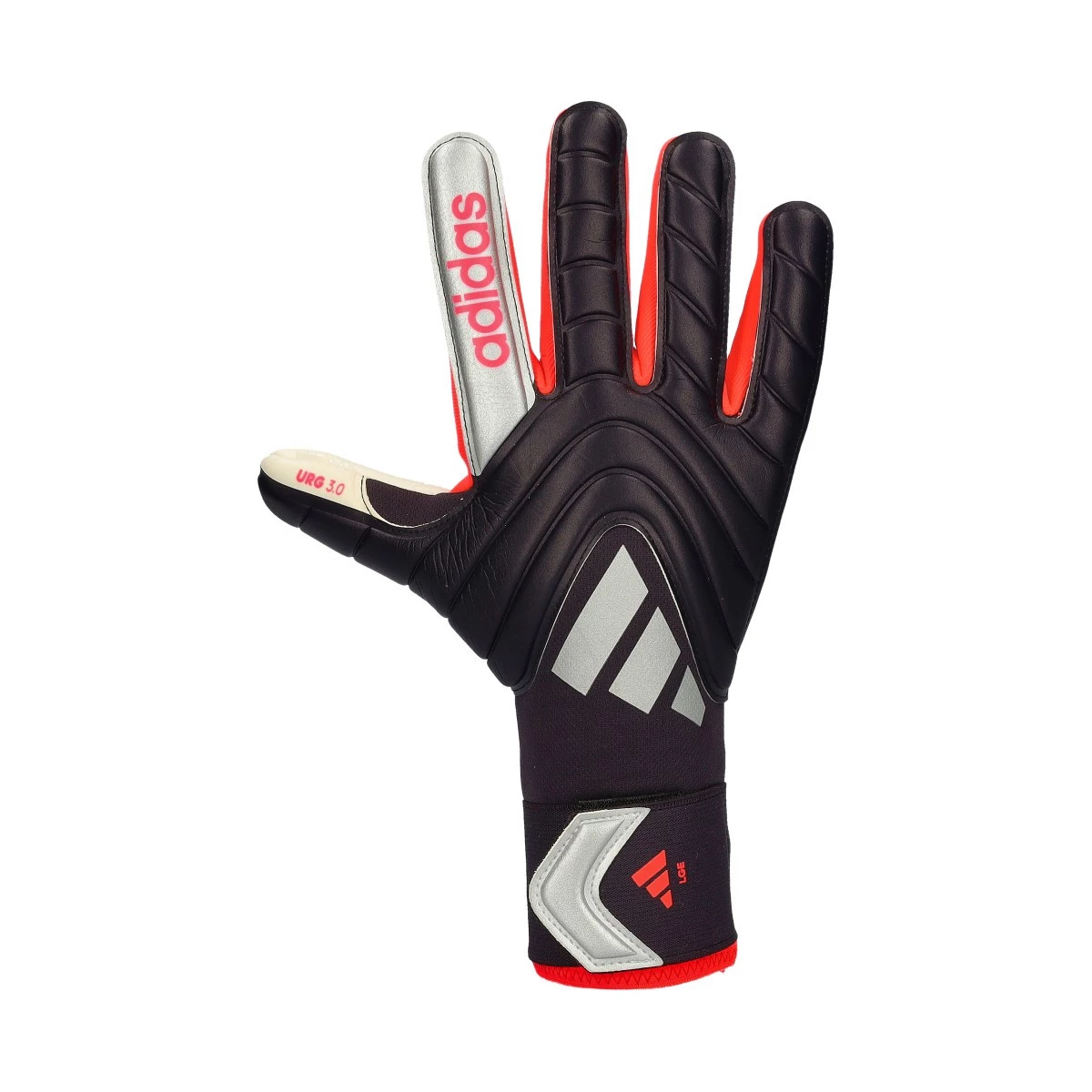 adidas - Rękawica bramkarska Liga Copa, Unisex, Aurora black-Metaliczna platyna, 10