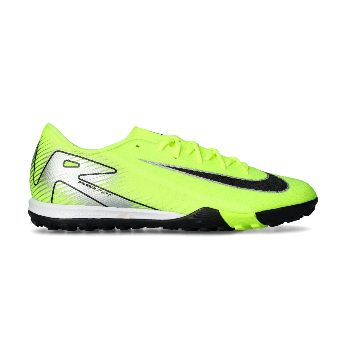 Nike - Buty piłkarskie Air Zoom Mercurial Vapor 16 Academy Turf, Unisex, Volt-Black, 9,5 USA