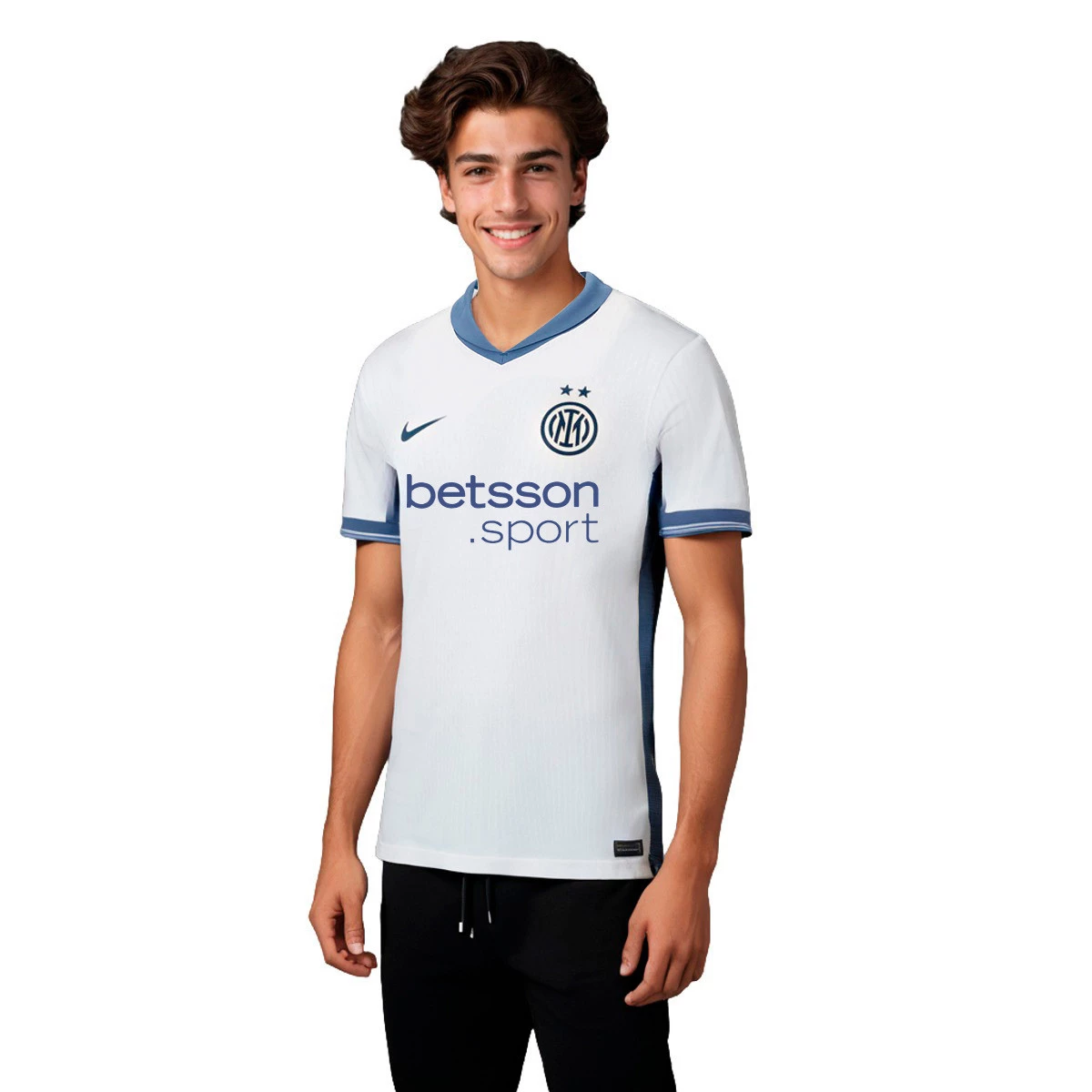 Nike - Koszulka Inter Milan Authentic 2024-2025 Na wyjeździe, Unisex, Summit White-Iris Whisper-Midnight Navy, S