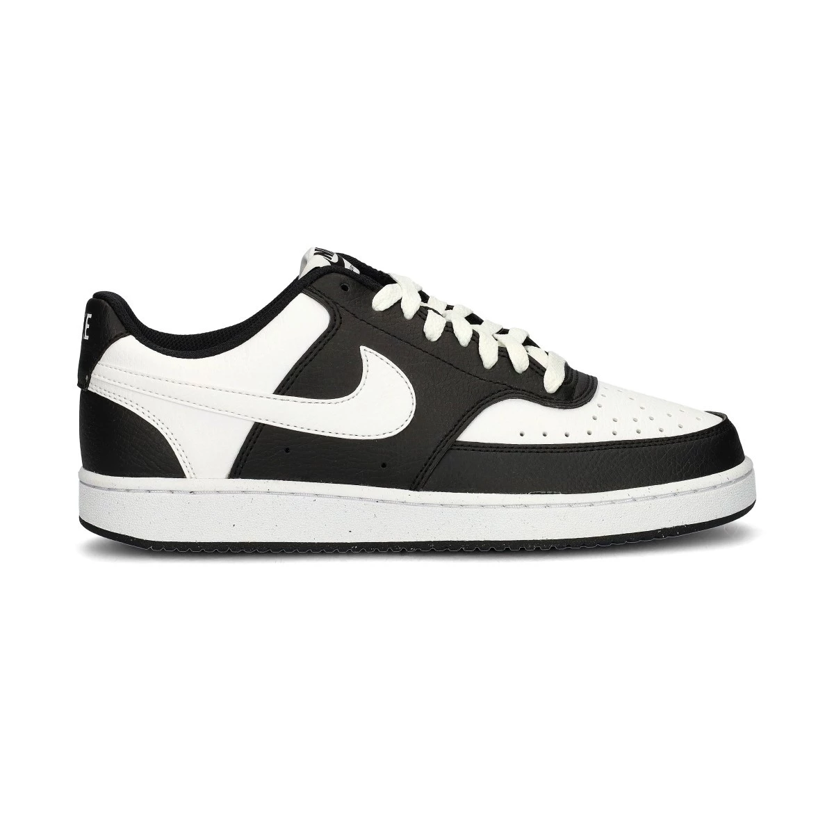 Nike - Obuwie sportowe Court Vision Low, Hombre, Black-White, 13 USA