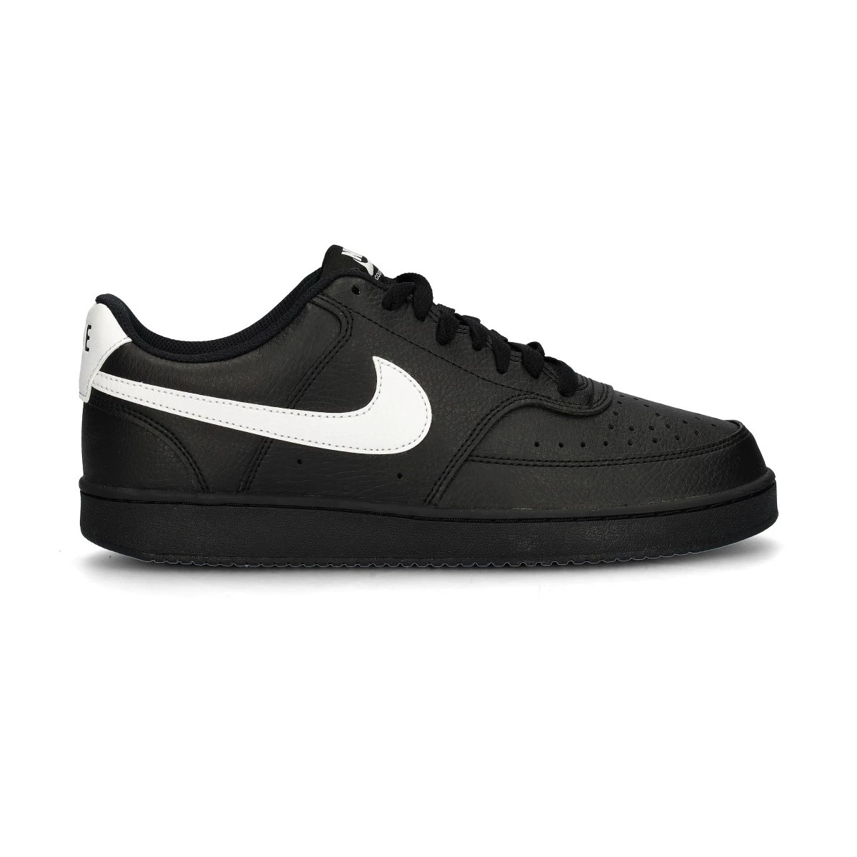 Nike - Obuwie sportowe Court Vision Low, Hombre, Black-White-Black, 6 USA