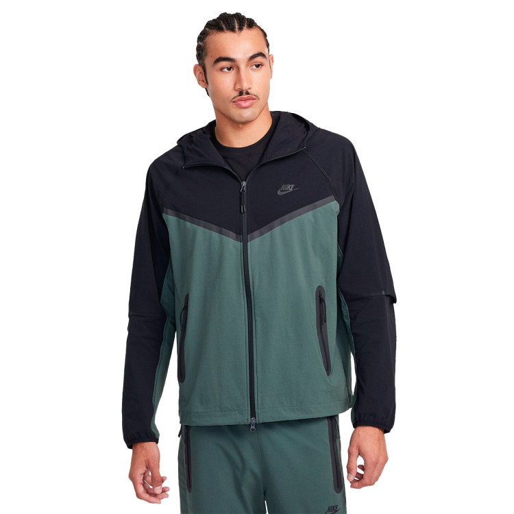 Kurtka Nike Tech Woven Windrunner Vintage Zielono-Czarny-Czarny
